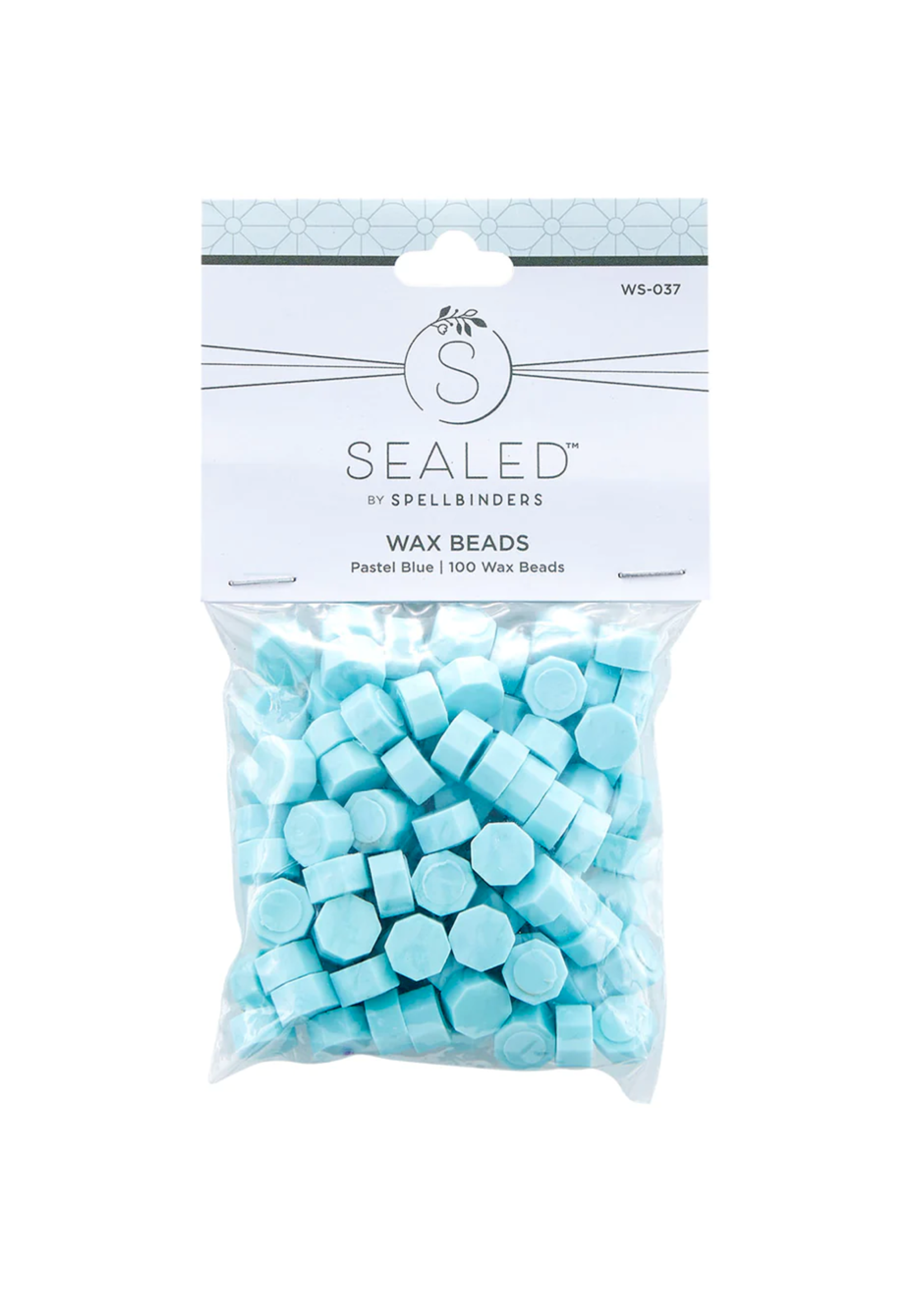 spellbinders Pastel Blue Wax Beads