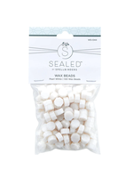 spellbinders Pastel White Wax Beads