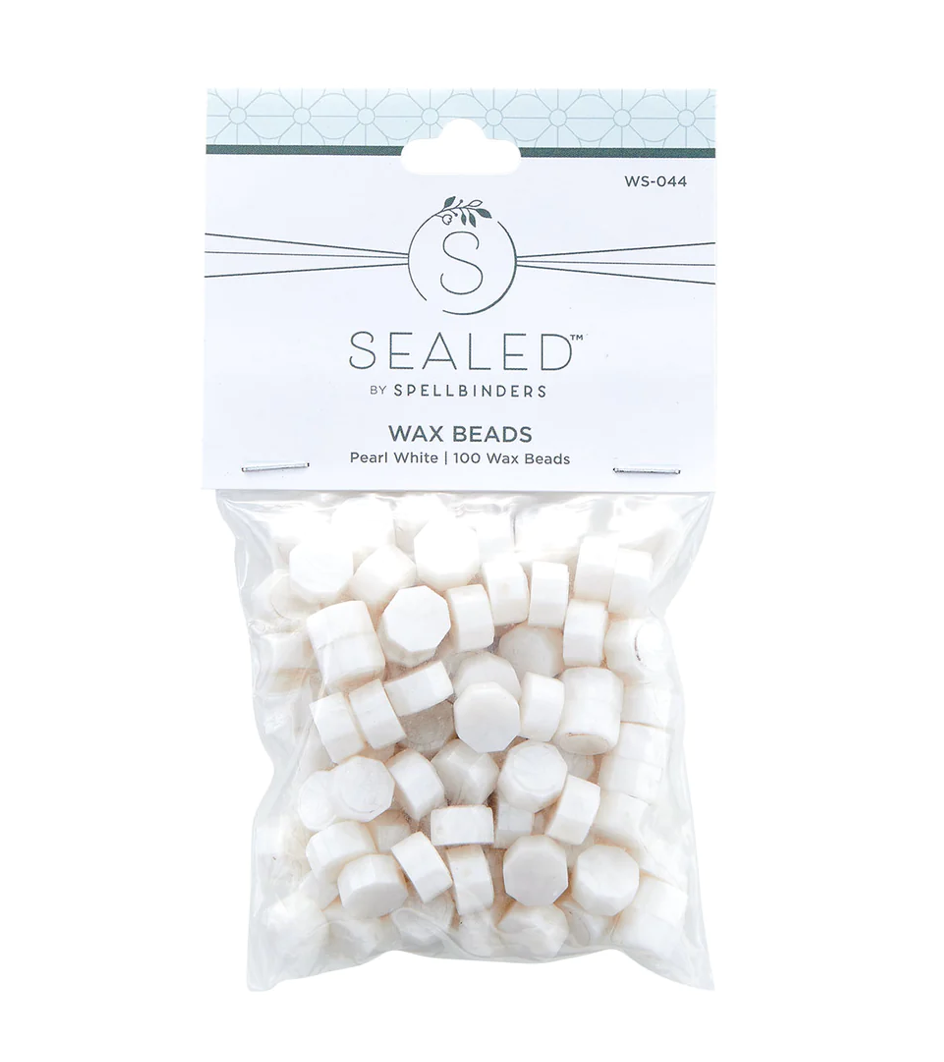 Pastel White Wax Beads Creative Escape