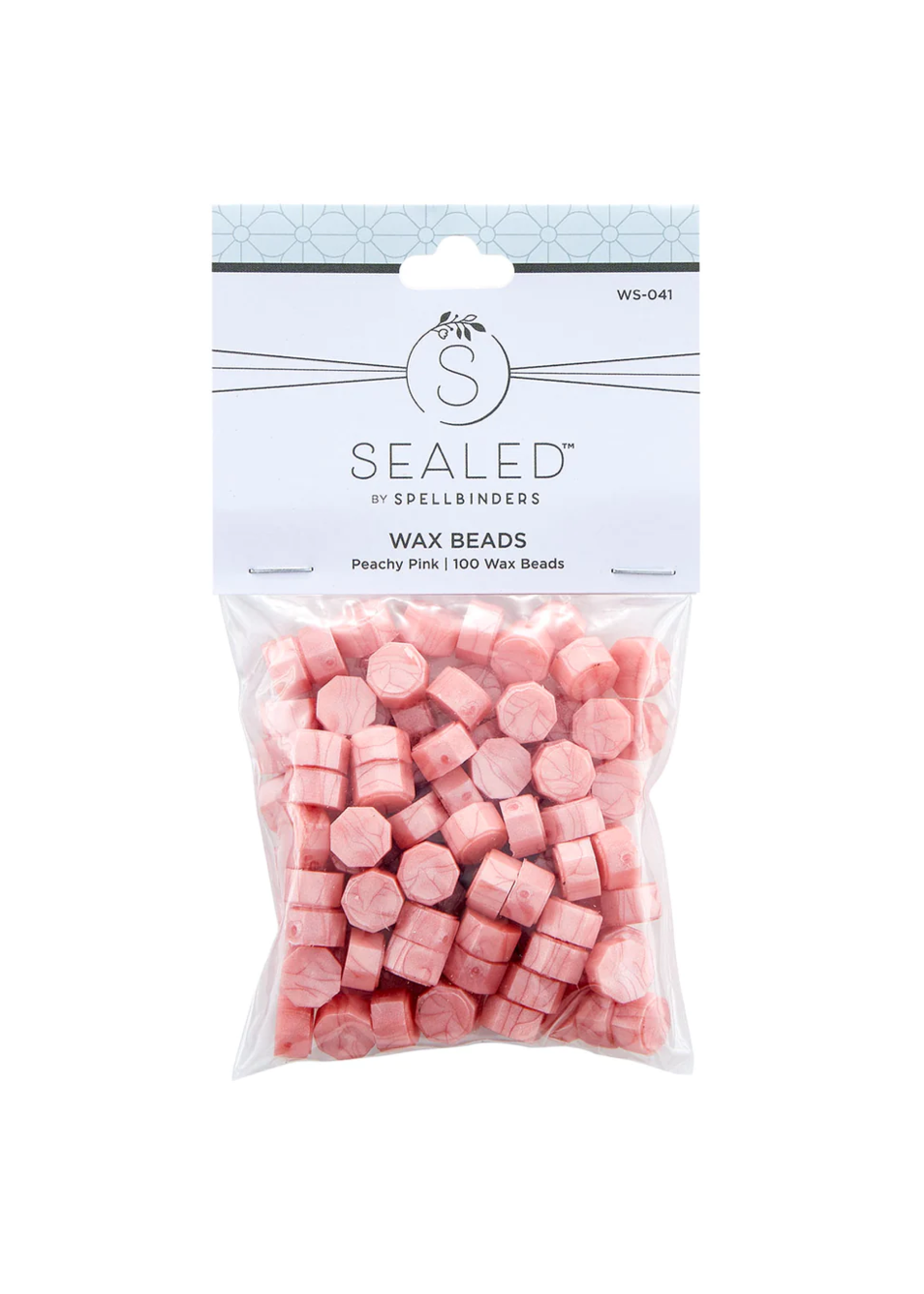 spellbinders Peachy Pink Wax Beads