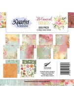 3Quarter Designs Botanical Brights 8x8 Paper Pad