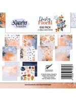 3Quarter Designs Dusky Floral 6x6 paper Pad