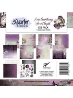 3Quarter Designs Enchanted Amethyst 8x8 Paper Pad