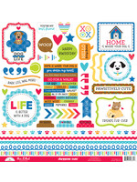 DOODLEBUG Doggone Cute This & That Cardstock Stickers