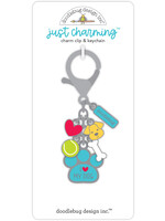 DOODLEBUG Doggone Cute: Charm Clip & Keychain