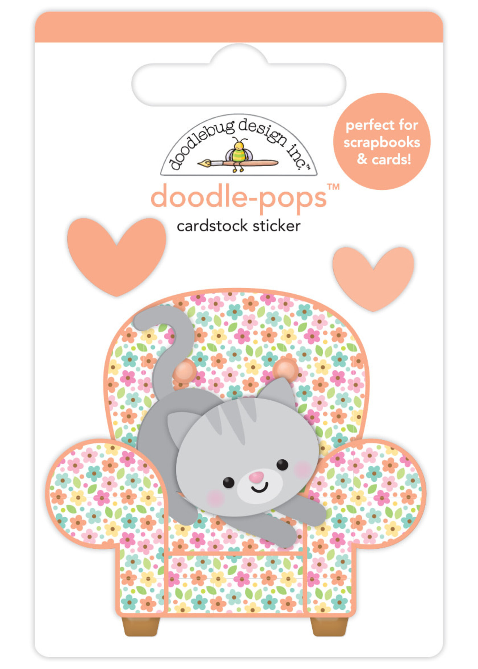 DOODLEBUG Doodle-Pops Cozy Kitty