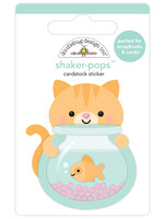 DOODLEBUG Shaker-Pops Curious Kitty