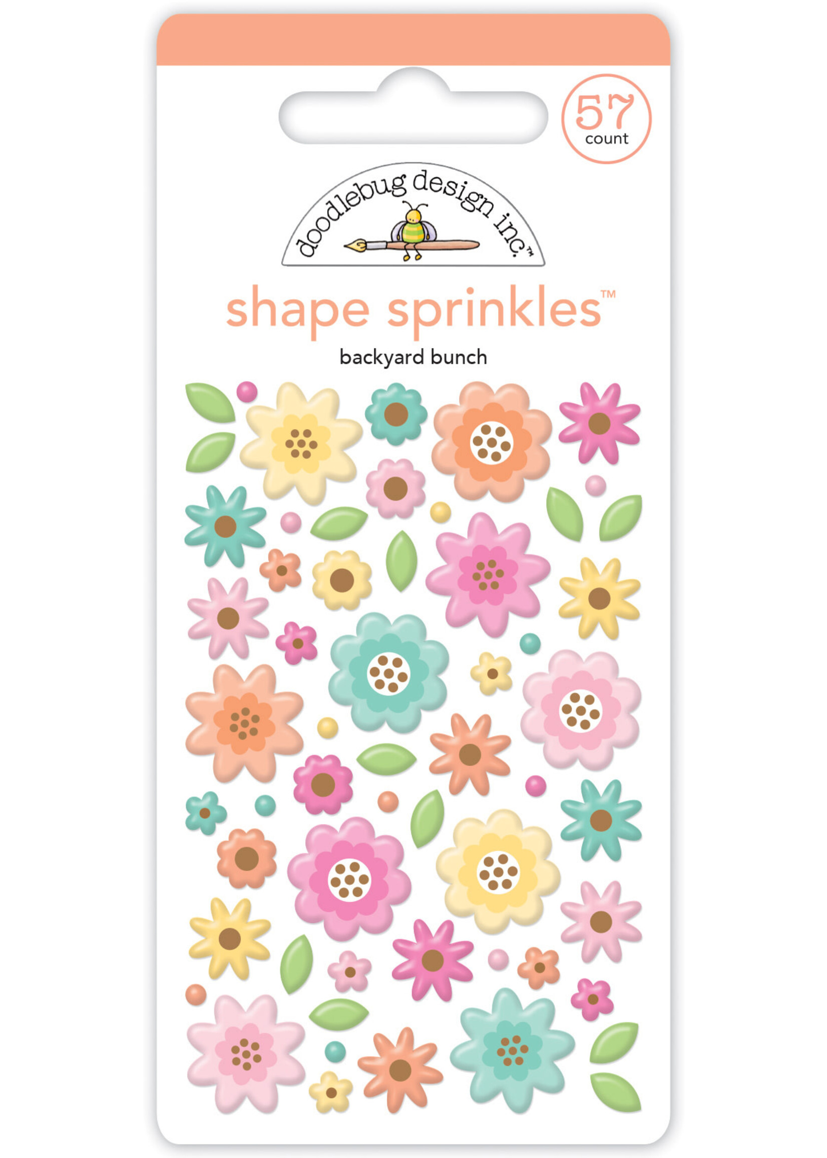 DOODLEBUG Shape Sprinkles - Backyard Bunch