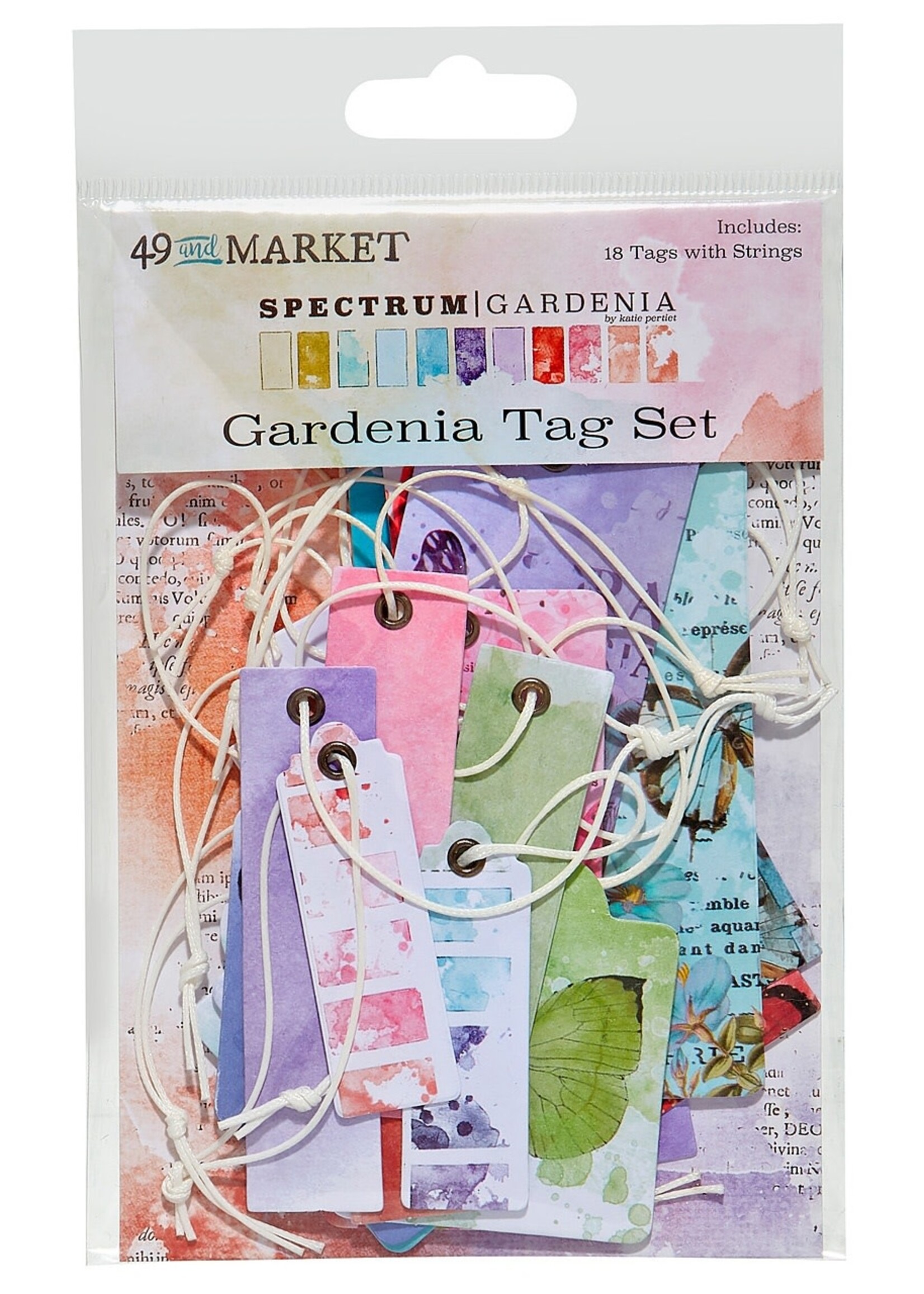 49 and Market Spectrum Gardenia Tags