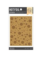 HERO ARTS Large Circle Confetti Hot Foil Plate