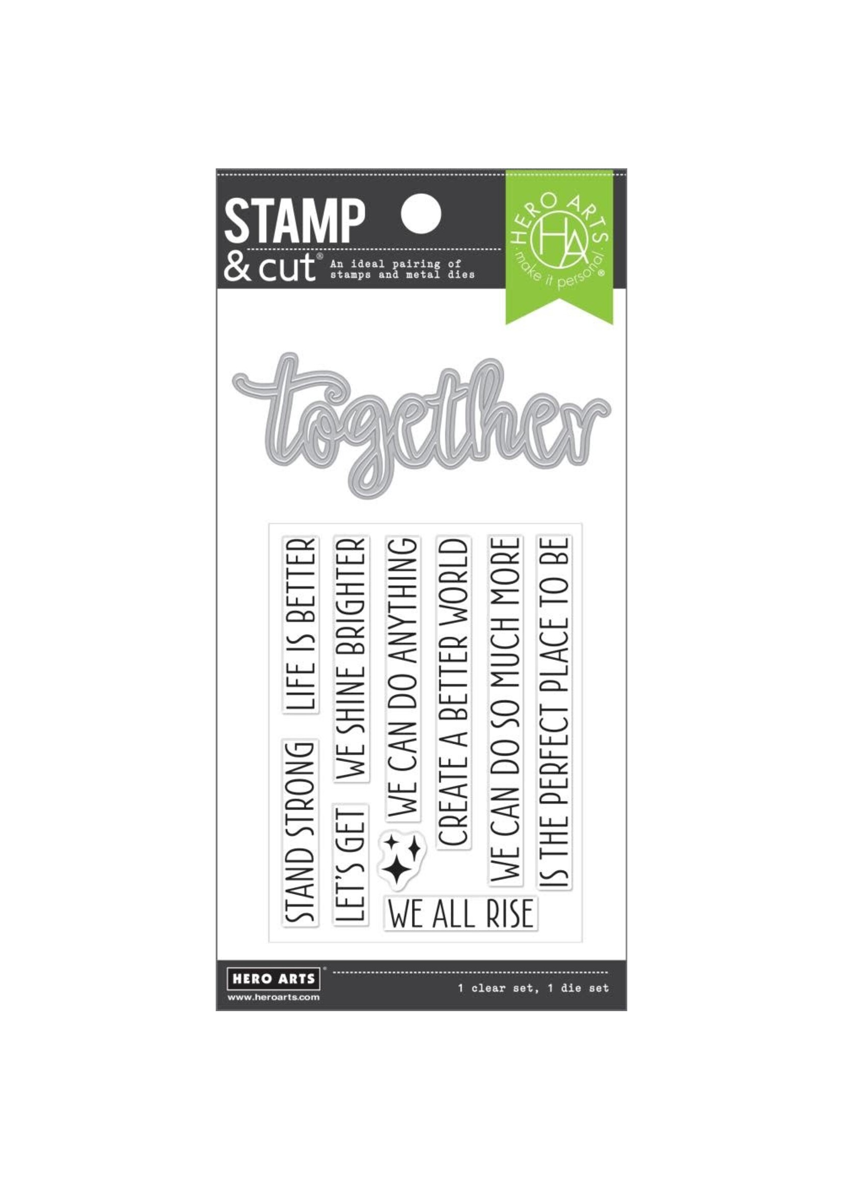 HERO ARTS Together Stamp & Cut