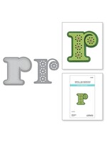 spellbinders Stitched Letter Die:  R