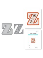 spellbinders Stitched Letter Die:  Z