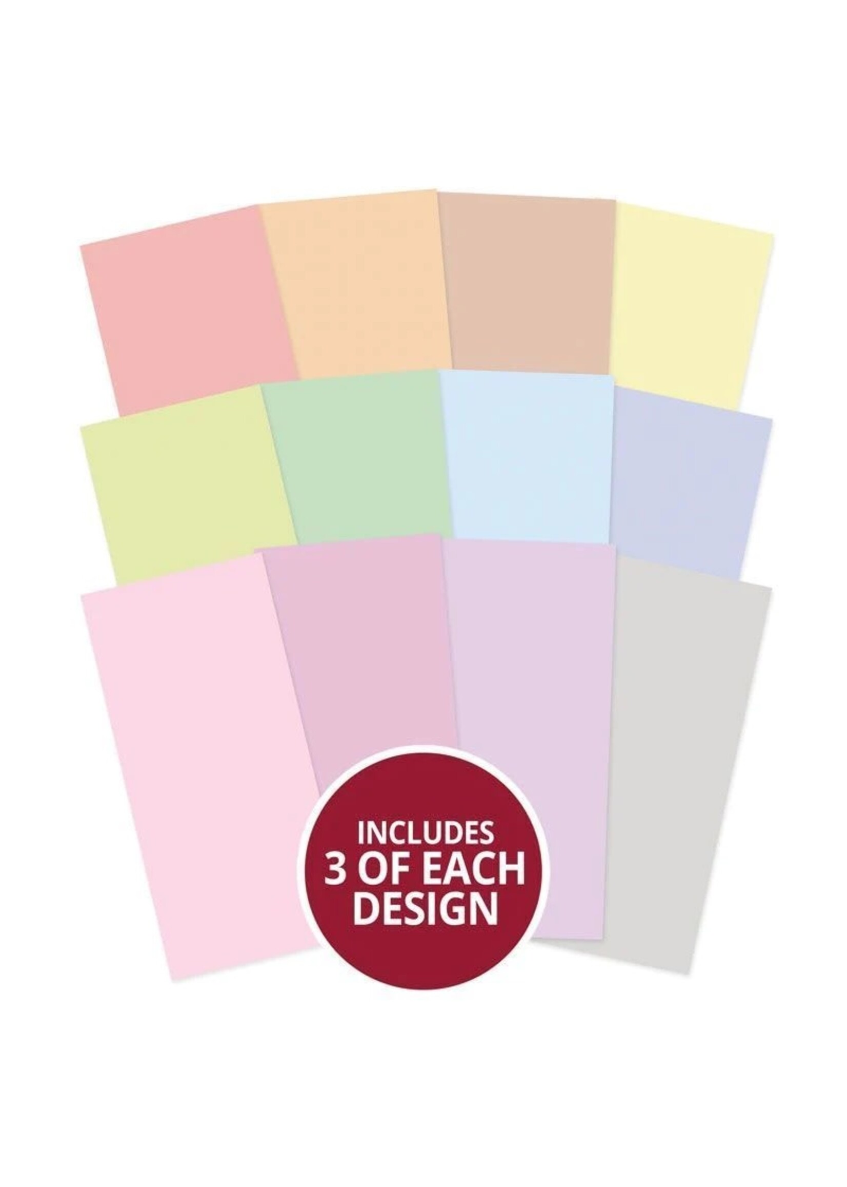 HunkyDory Stickables Paper Pack DL: Pretty Pastels