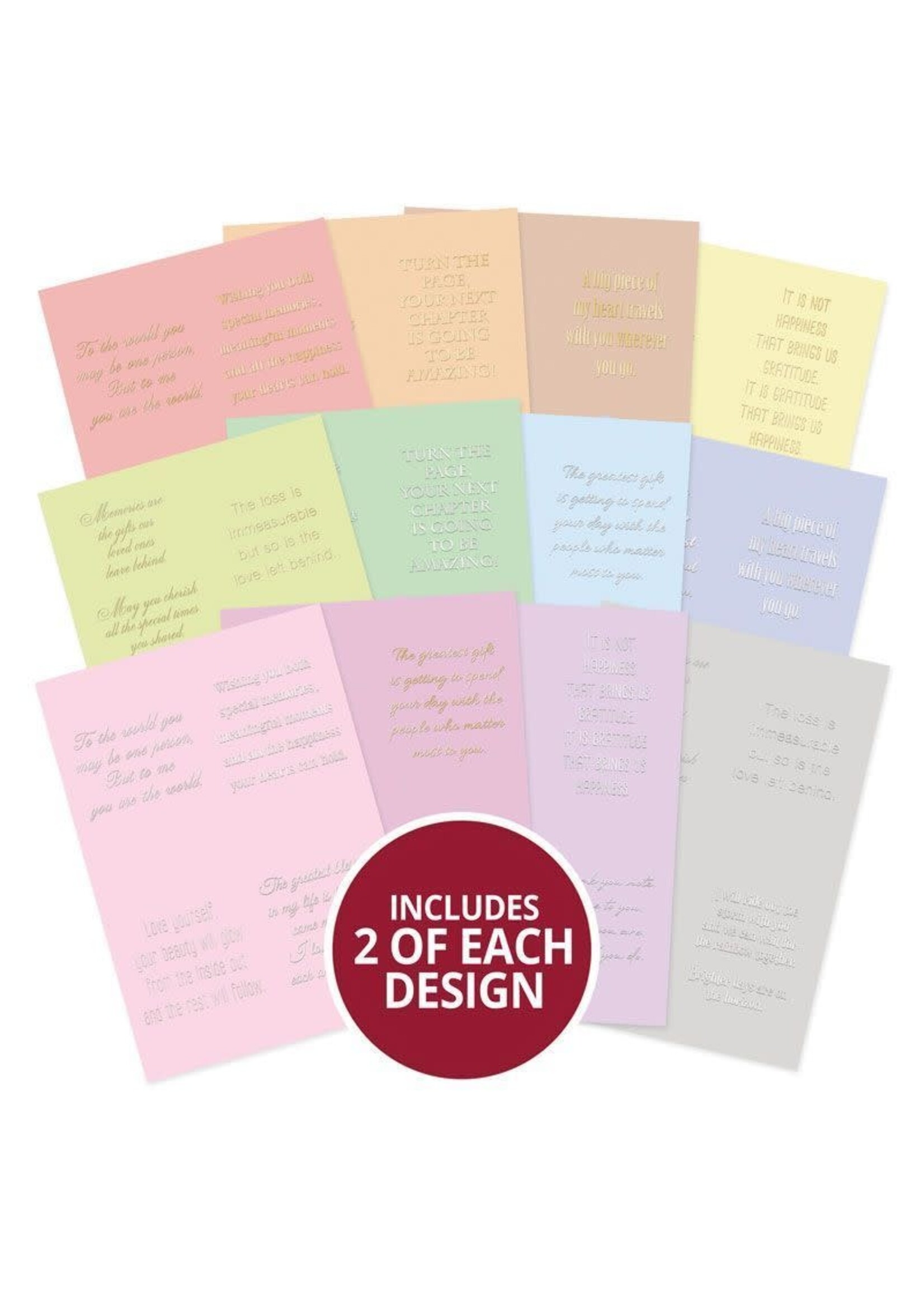 HunkyDory Stickables Perfect Verses: Pretty Pastels
