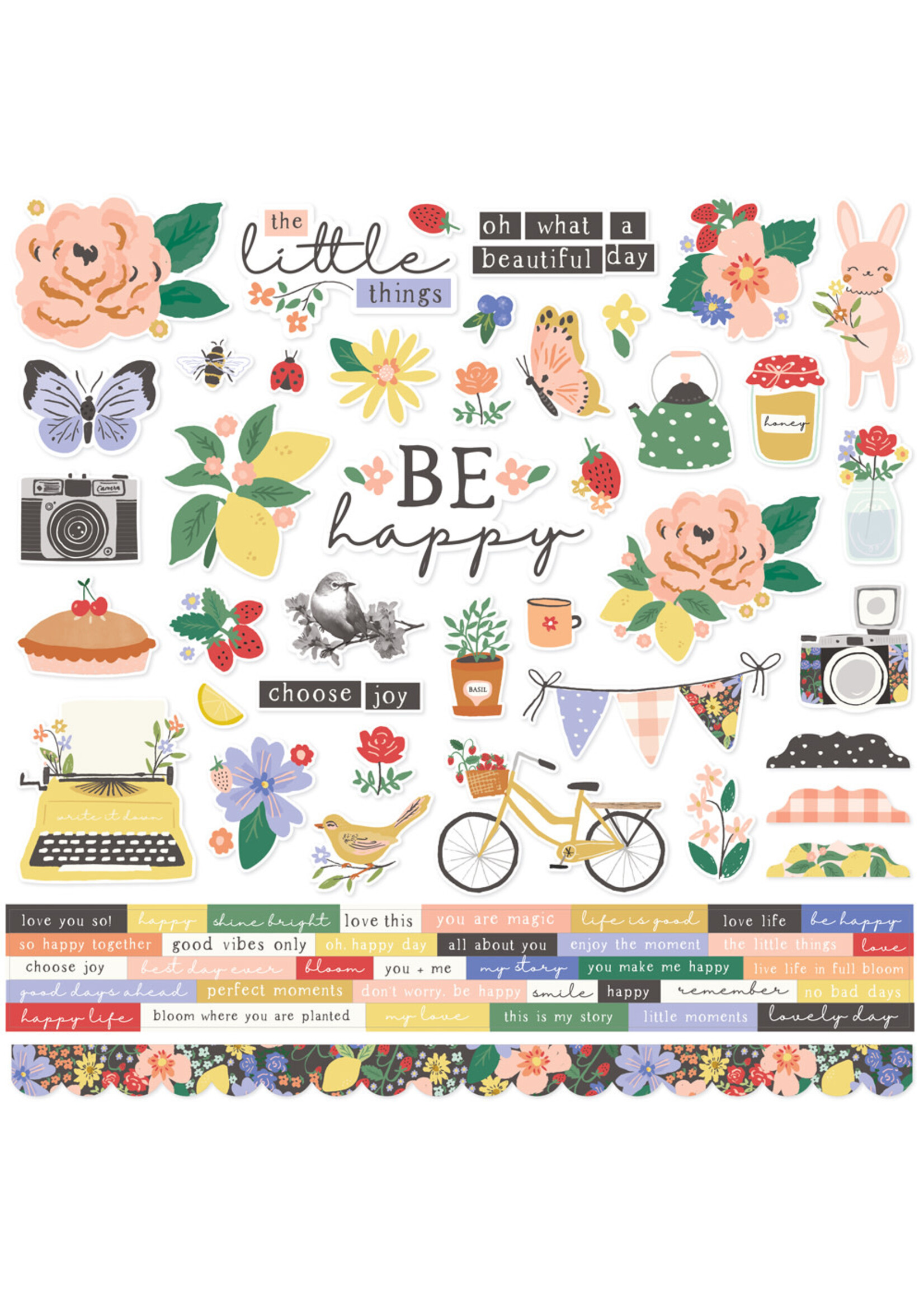 Simple Stories The Little Things - Cardstock Stickers