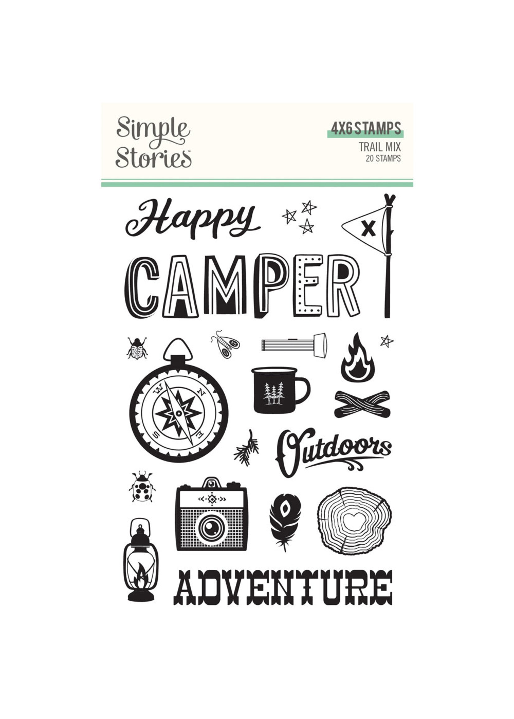 Simple Stories Trail Mix - Stamps