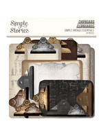 Simple Stories Simple Vintage Essentials  - Chipboard Clipboards