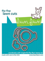 Lawn Fawn anglerfish flip-flop lawn cuts dies