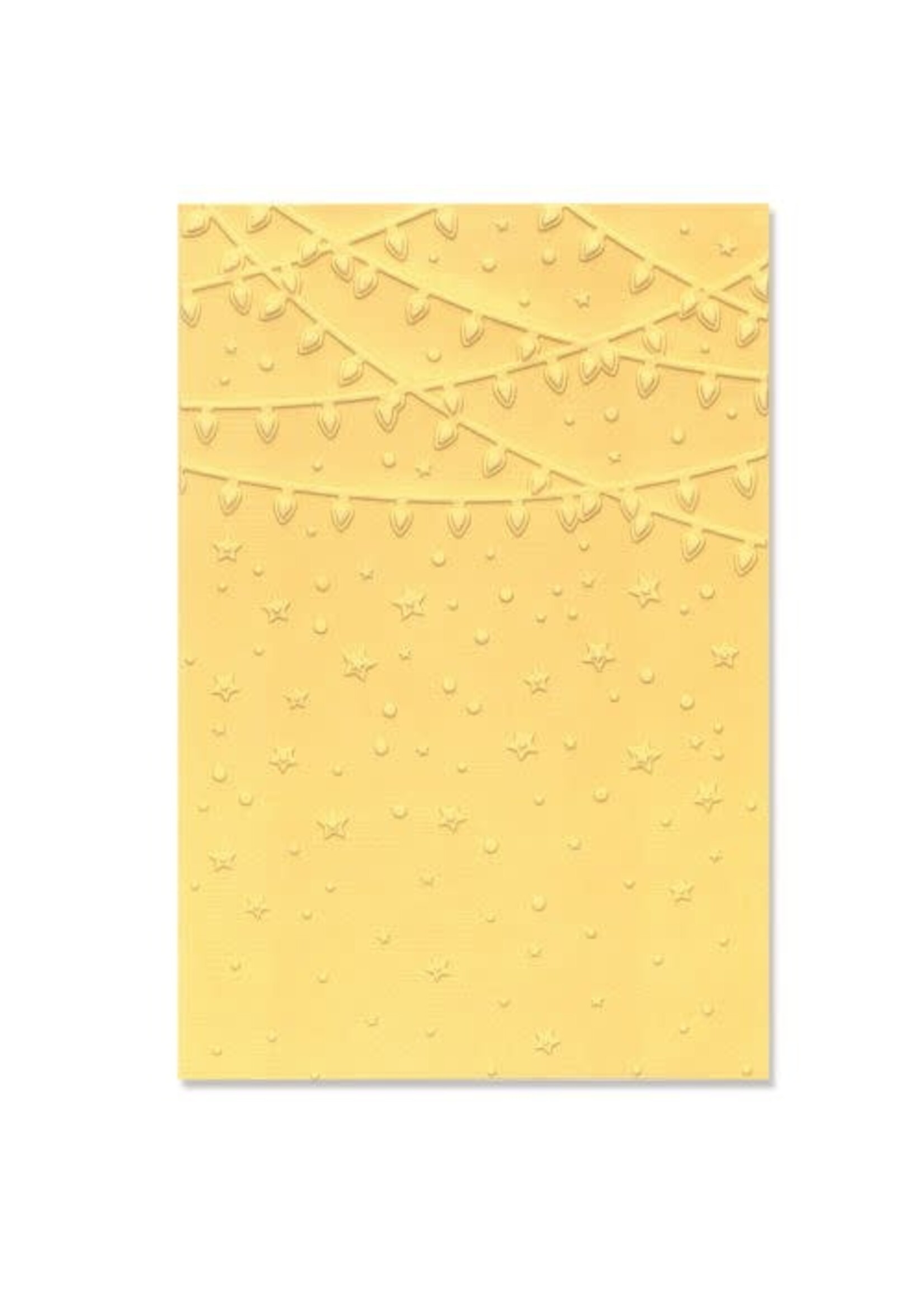 Sizzix Multi-Level Textured Impressions Embossing Folder Stars and Lights by Jennifer Ogborn