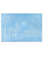Sizzix 3-D Textured Impressions Embossing Folder Winter Village by Sizzix