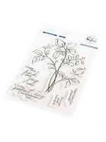 PinkFresh Studios Delicate Rosebuds Stamps