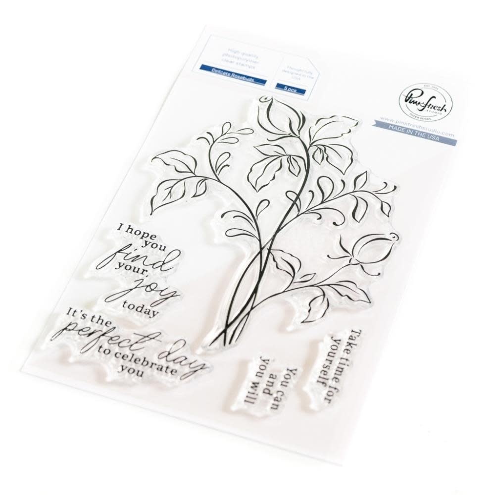 Delicate Rosebuds Stamps Creative Escape