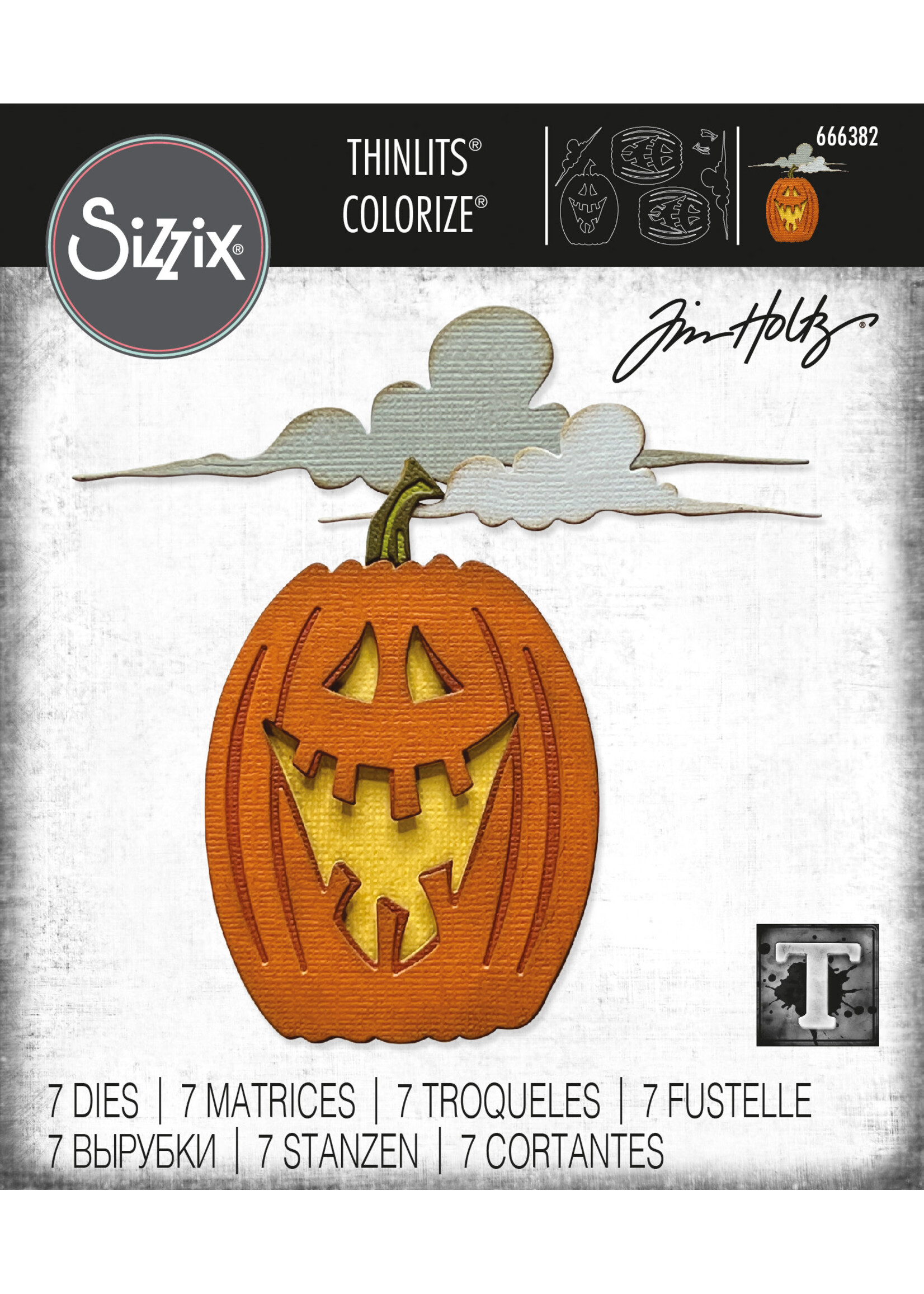 Sizzix Sizzix® Thinlits® Die Set 7PK - Edison, Colorize® by Tim Holtz®