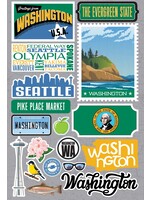 reminisce Washington State Stickers