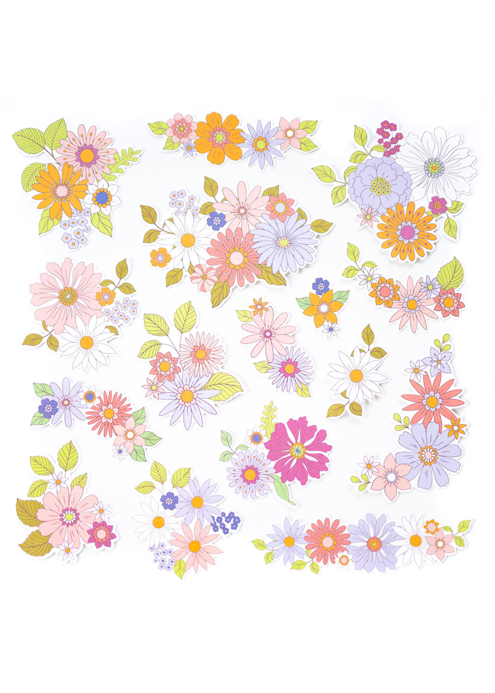 PinkFresh Studios Fancy Floral Ephemera