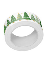 Lawn Fawn christmas tree lot foiled washi tape
