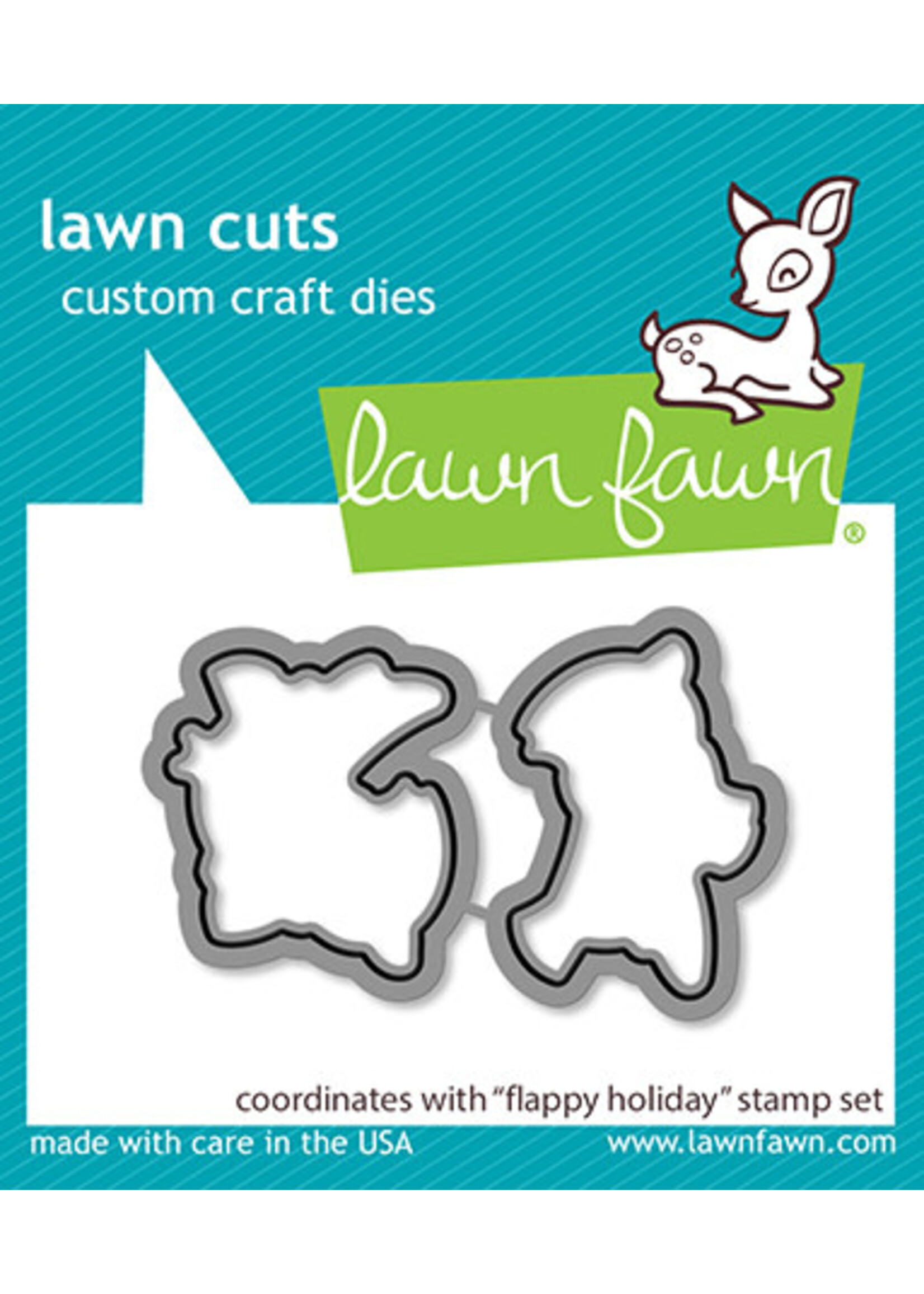 Lawn Fawn flappy holiday lawn cuts die