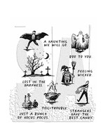 Tim Holtz Halloween Sketchbook Stamp