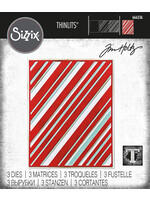 Tim Holtz Thinlits Die Set 3PK Layered Stripes by Tim Holtz