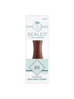 spellbinders Joy Diamond Wax Seal Stamp from the Sealed for Christmas Collection