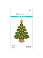 spellbinders Stitched Christmas Tree Etched Dies from the Christmas Collection