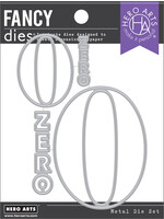 HERO ARTS Number Zero Fancy Die (C)