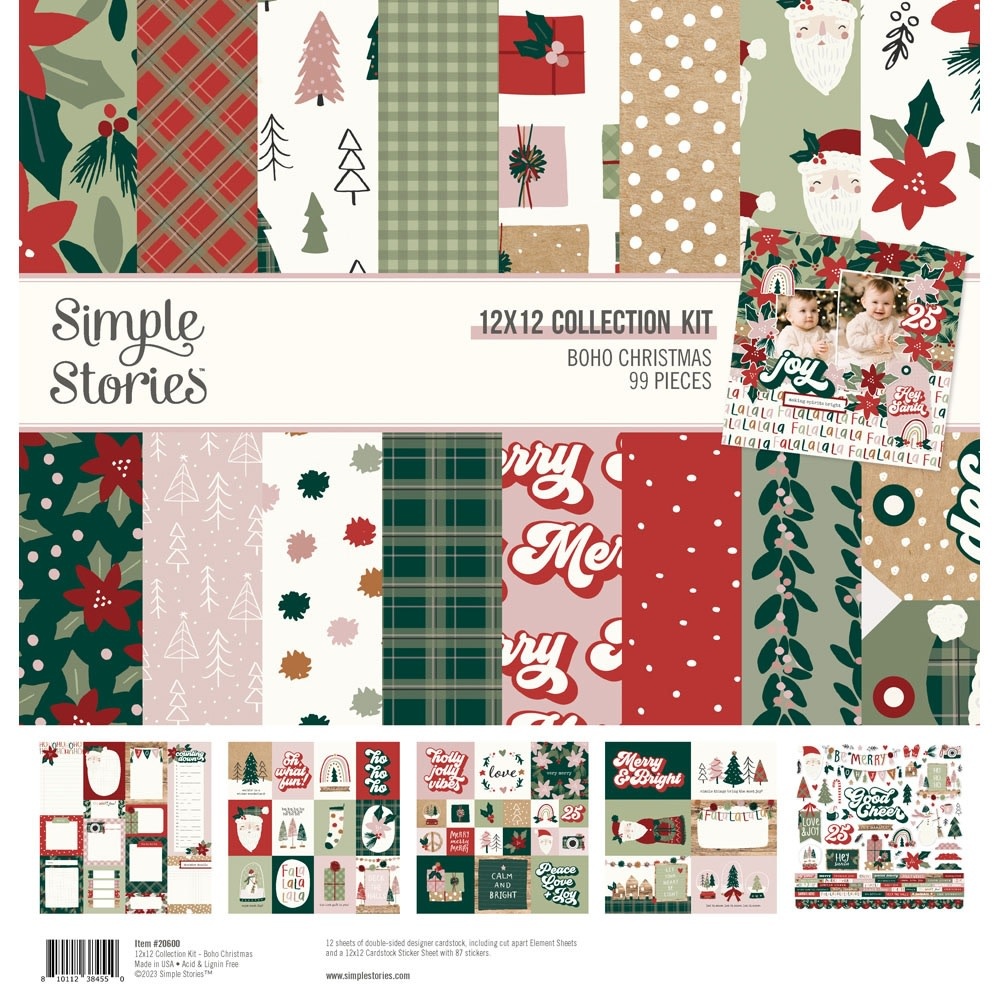 A Perfect Christmas Cardstock Stickers 12X12-Elements