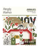 Simple Stories The Holiday Life Bits & Pieces Die-Cuts 33/Pkg-Journal