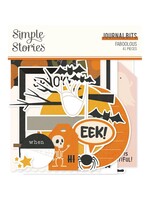 Simple Stories FaBOOlous Bits & Pieces Die-Cuts 41/Pkg-Journal