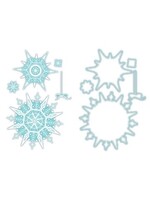 LDRS LDRS Snowflake Ornaments Impress-ion Letterpress Dies