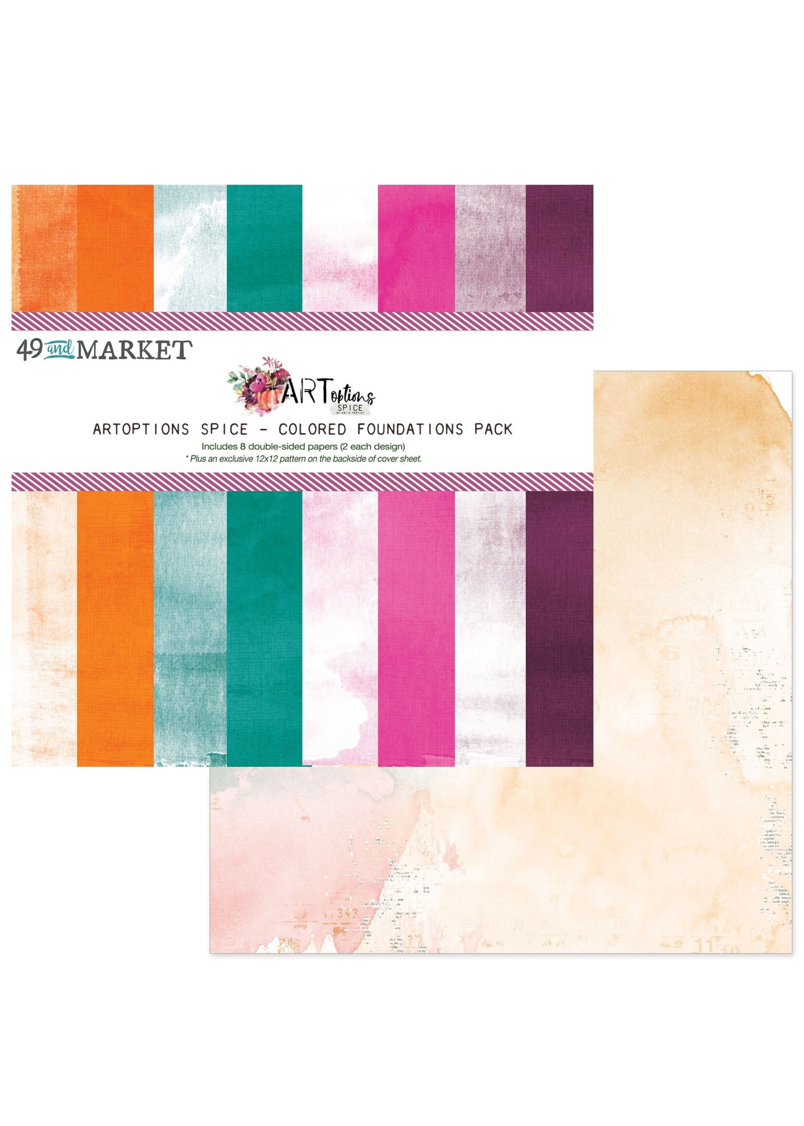 49 and Market 49 And Market Collection Pack 12"X12"-ARToptions Spice Colored Foundations