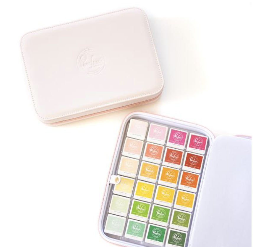 PinkFresh Studios Mini Ink Cube Holder Box 48 Cubes Creative Escape