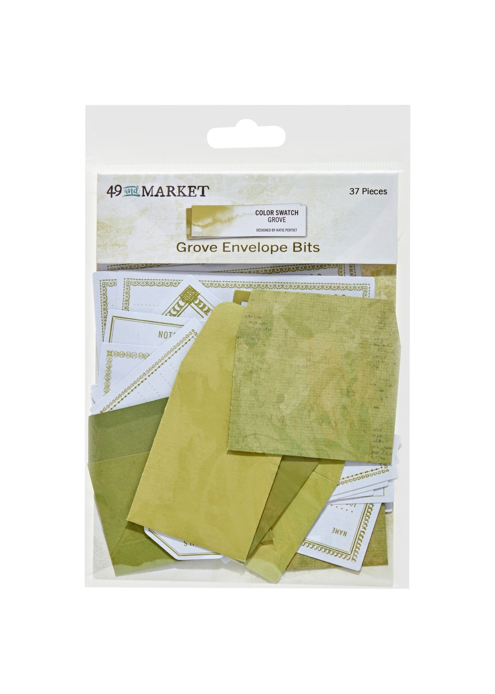 49 and Market Color Swatch: Grove Envelope Bits