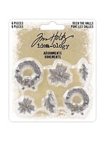 Tim Holtz - Idea-ology Tim Holtz Idea-Ology Adornments Deck The Halls