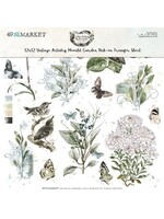 49 and Market 49 And Market Vintage Artistry Rub-Ons 12"X12"-Classic, Moonlit Garden