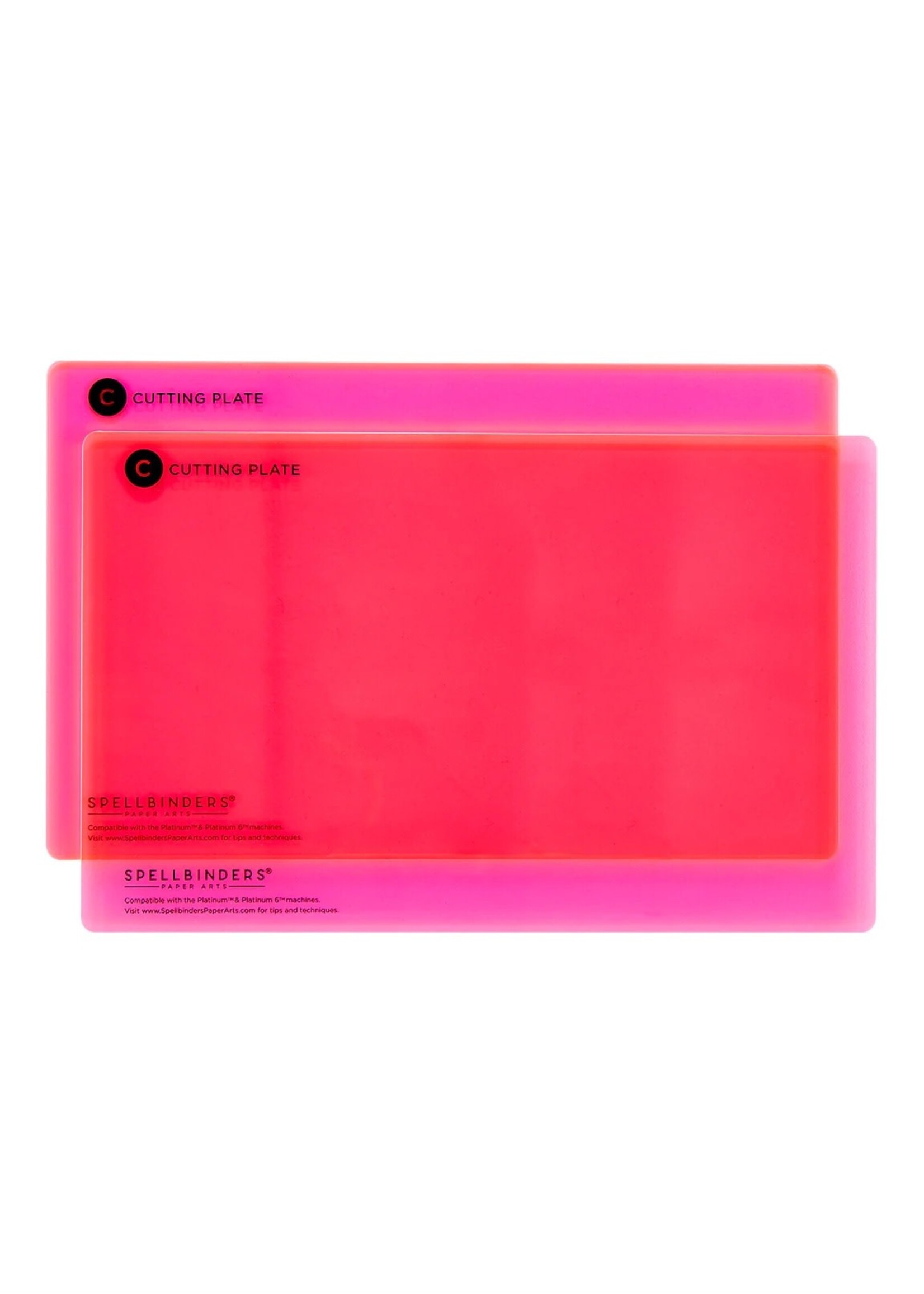 spellbinders Platinum 6 Pink Extended Cutting Plates (C) 2 Pack