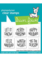 Lawn Fawn little snow globe add-on stamp