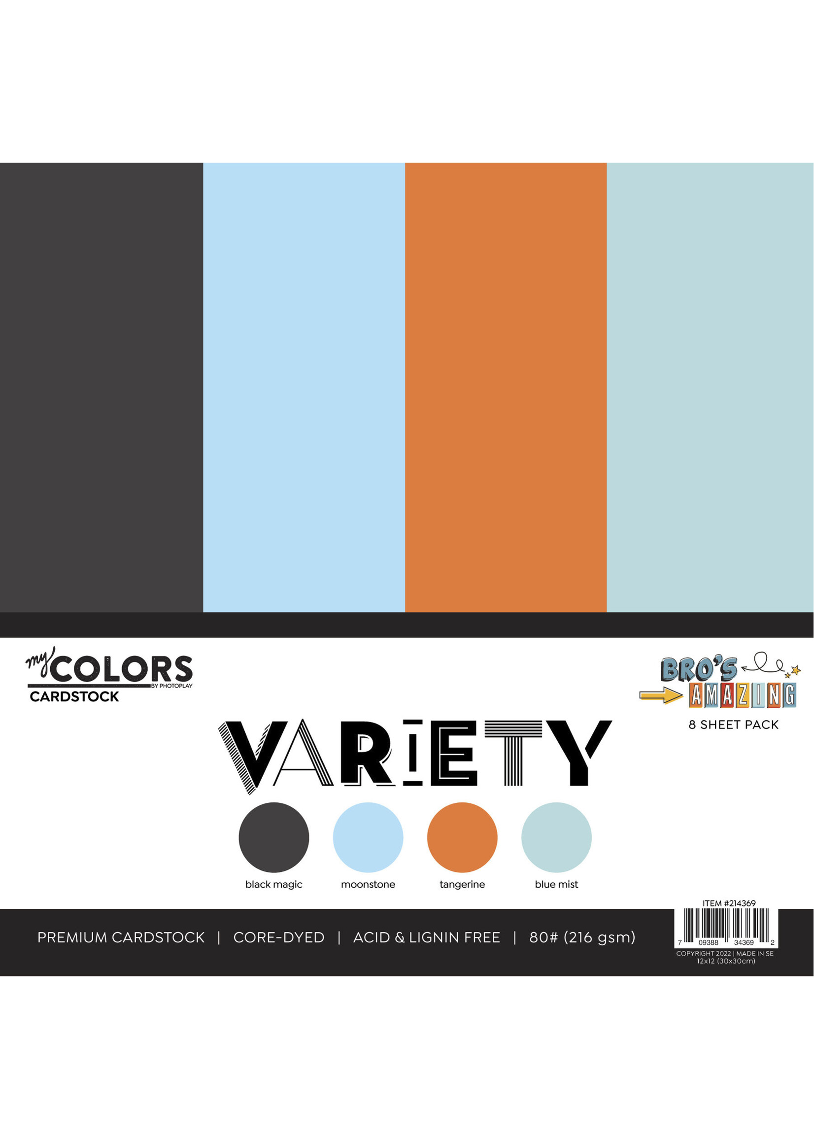 Photoplay Bro's Amazing: Cardstock Variety Pack