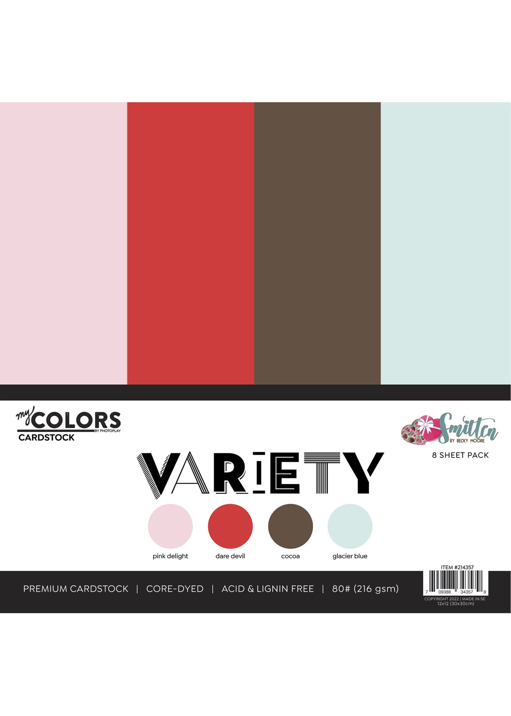 Photoplay Smitten: Cardstock Variety Pack